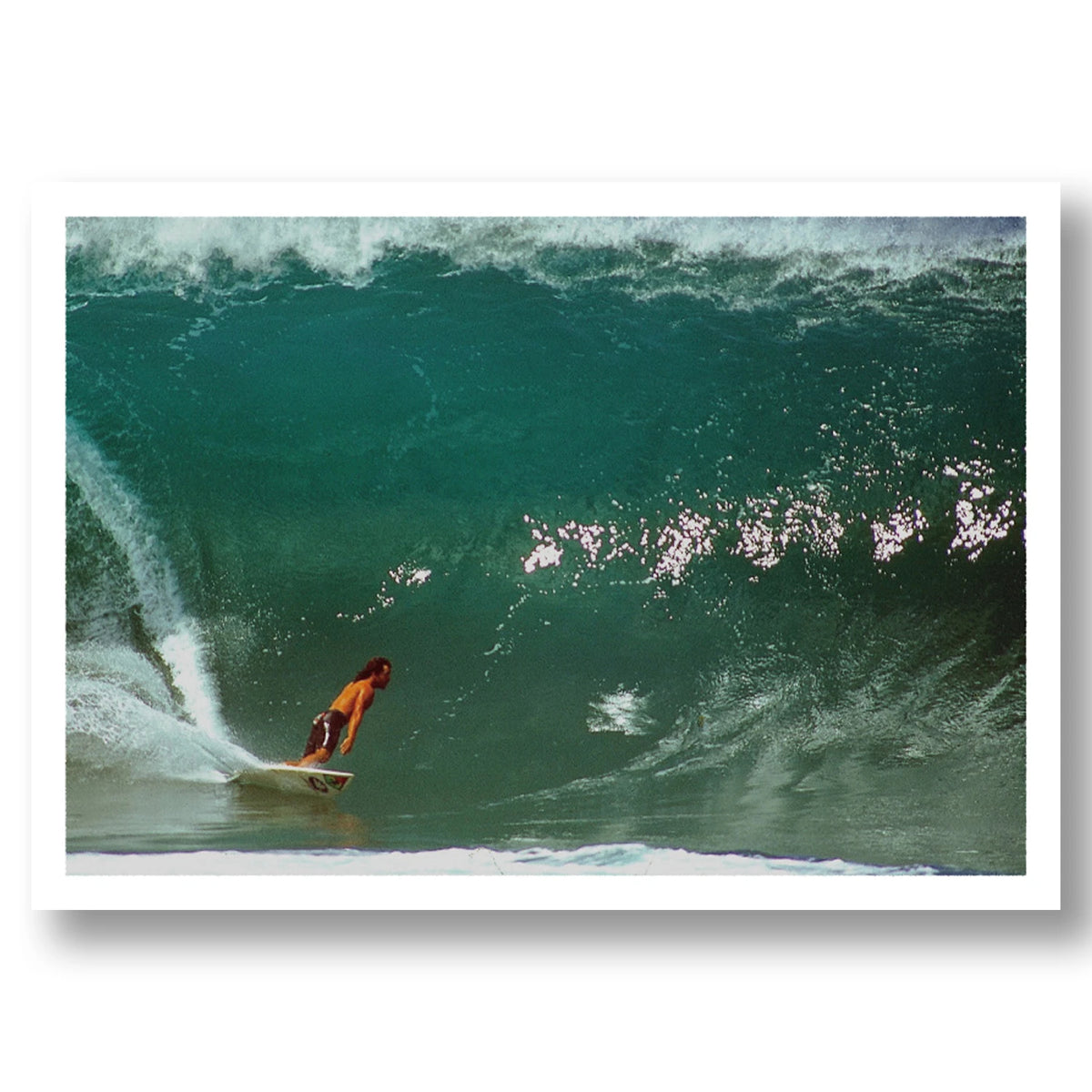 HAWAII PRO SURFER DEREK HO AT THE BANZAI PIPELINE