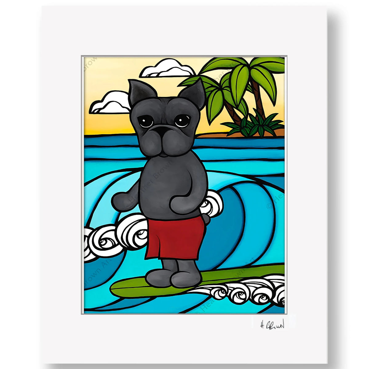 HENRY GOES SURFING