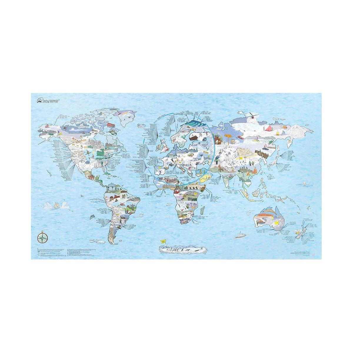 SNOWTRIP MAP-PAPER