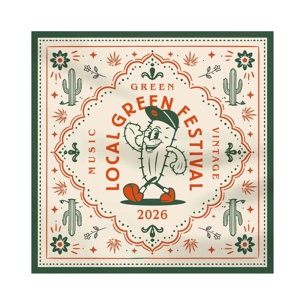 LOCALGREEN FESTIVAL 26 CACTUS BANDANA