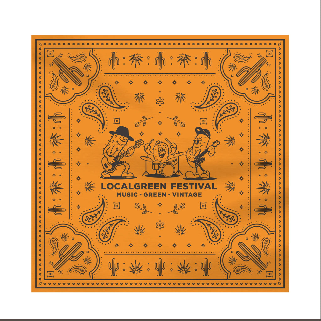 LOCALGREEN FESTIVAL 26 PAISLEY BANDANA