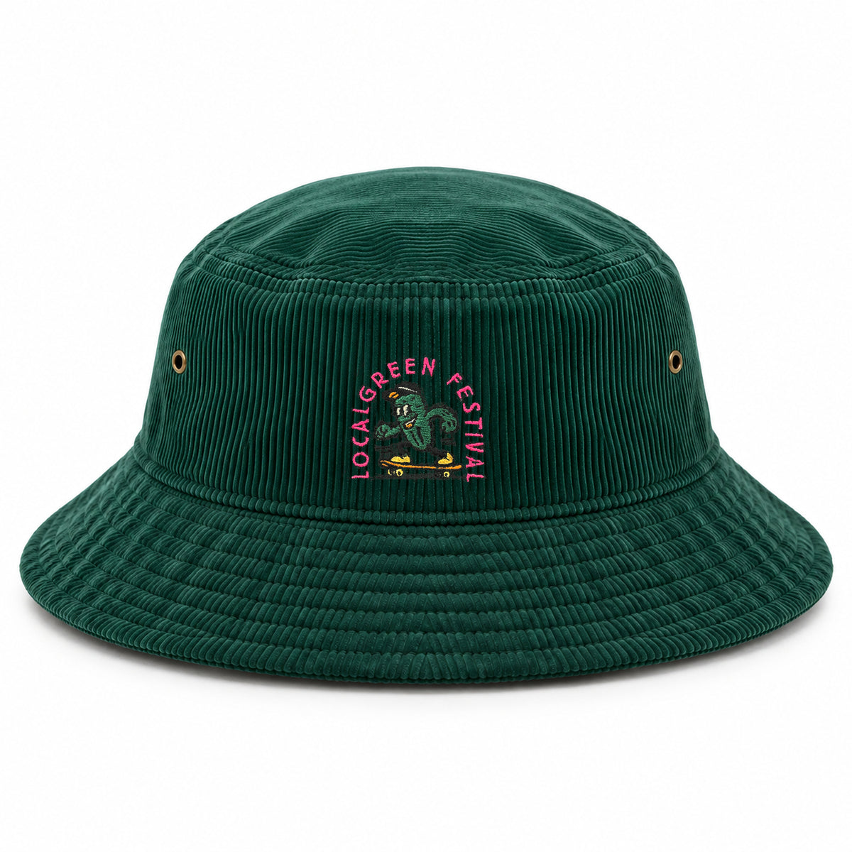 LOCALGREEN FESTIVAL 26 CACTUS CORDUROY BUCKET HAT