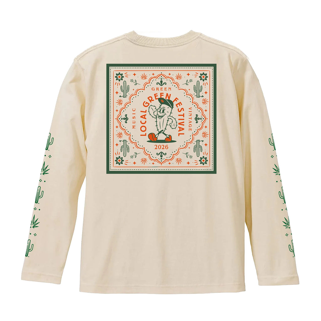 LOCALGREEN FESTIVAL 26 BANDANA L/S TEE