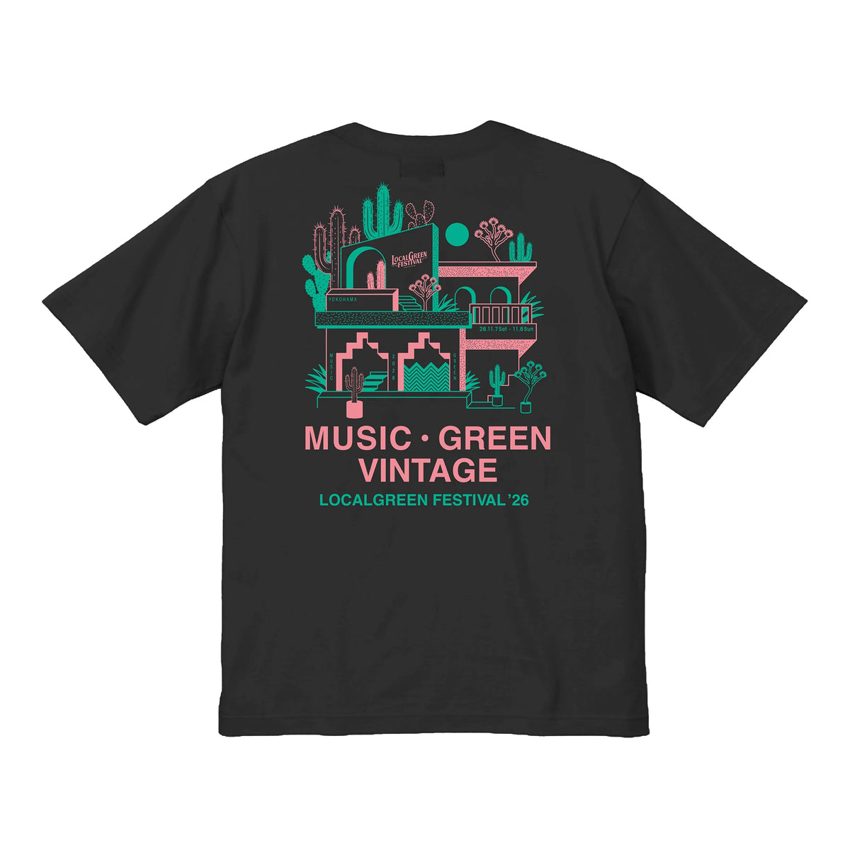 LOCALGREEN FESTIVAL 26 OFFICIAL LOGO S/S TEE