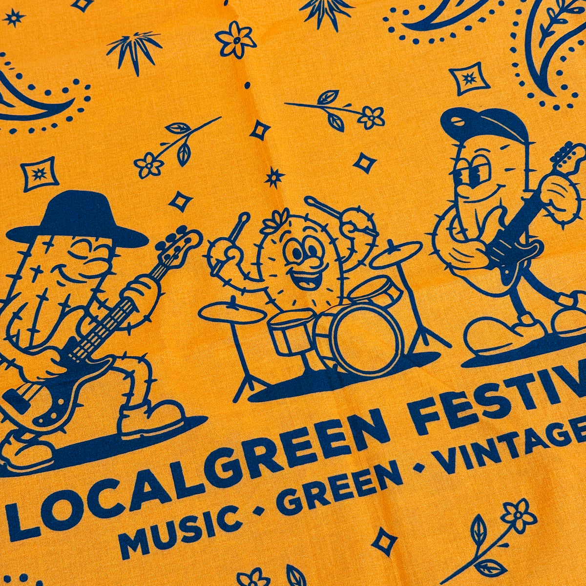LOCALGREEN FESTIVAL 26 PAISLEY BANDANA