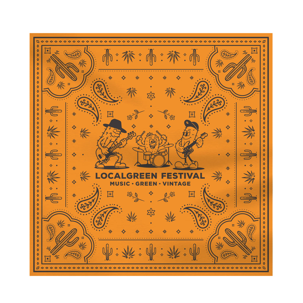 LOCALGREEN FESTIVAL 26 PAISLEY BANDANA