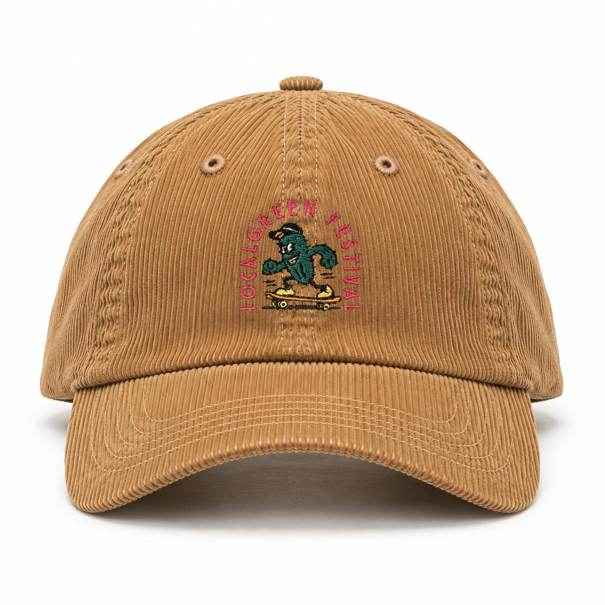 LOCALGREEN FESTIVAL 26 CACTUS CORDUROY BALL CAP