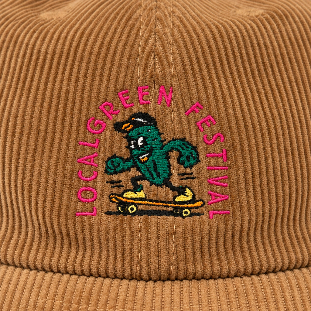 LOCALGREEN FESTIVAL 26 CACTUS CORDUROY BALL CAP