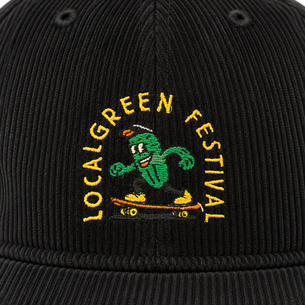 LOCALGREEN FESTIVAL 26 CACTUS CORDUROY FLAT VISOR CAP