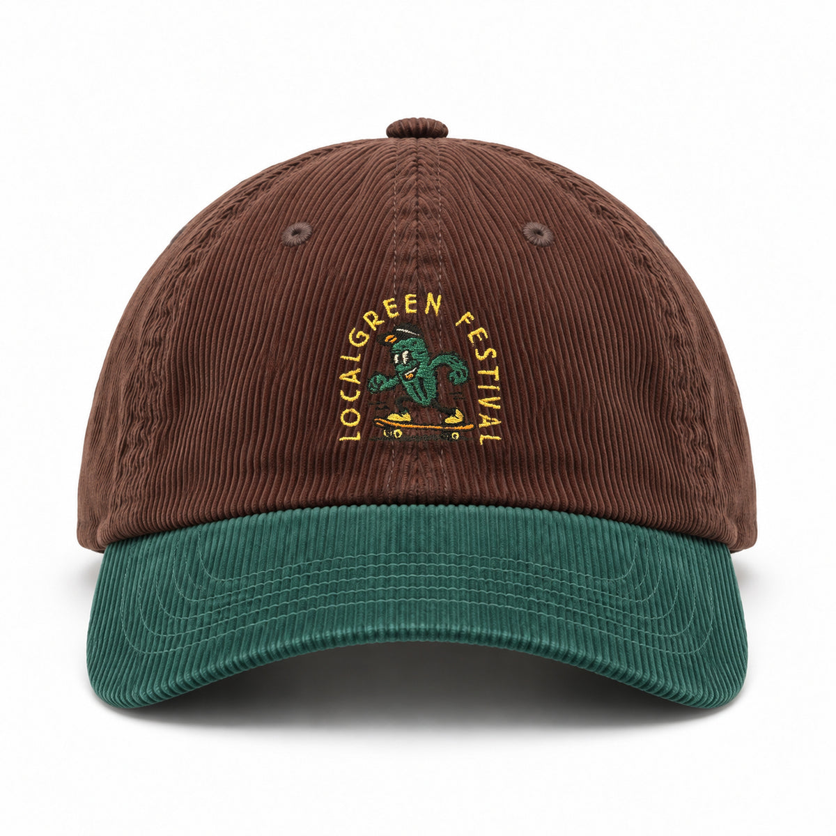 LOCALGREEN FESTIVAL 26 CACTUS CORDUROY BALL CAP
