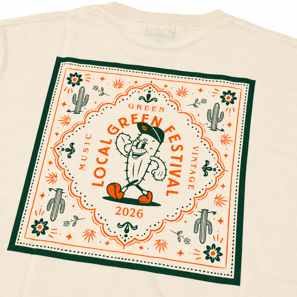 LOCALGREEN FESTIVAL 26 BANDANA L/S TEE