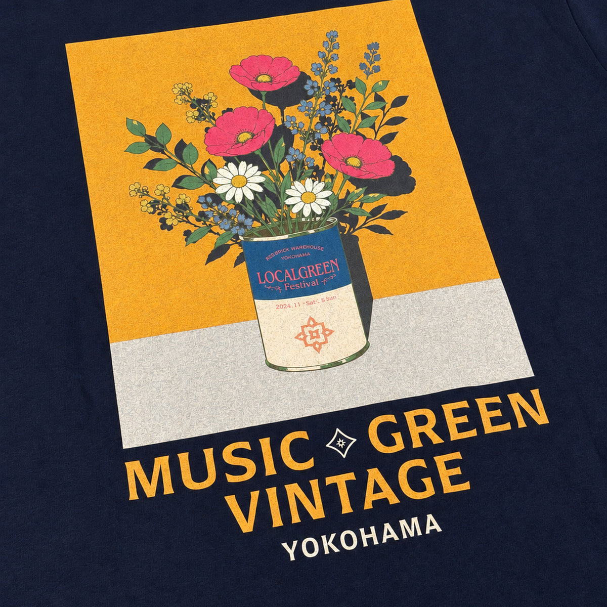 LOCALGREEN FESTIVAL 26 FLOWER L/S TEE