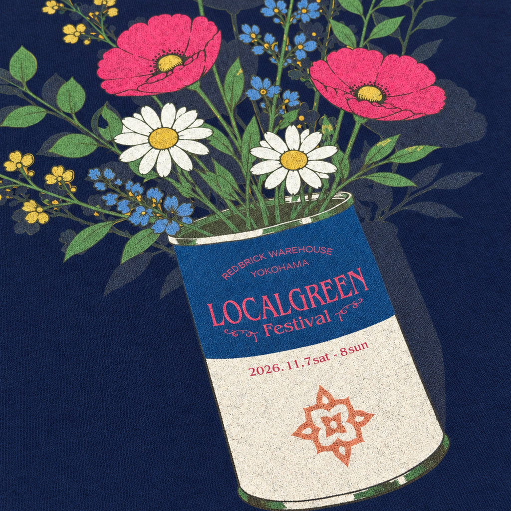 LOCALGREEN FESTIVAL 26 FLOWER L/S TEE