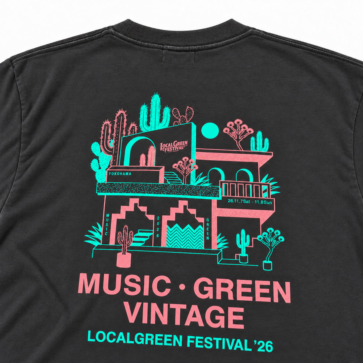 LOCALGREEN FESTIVAL 26 OFFICIAL LOGO S/S TEE